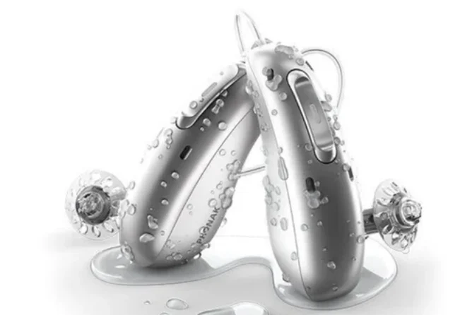 IP68 water and dust resistant hearing aid