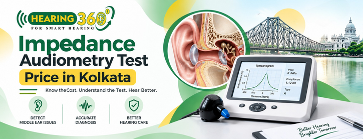 impedance audiometry test price in Kolkata