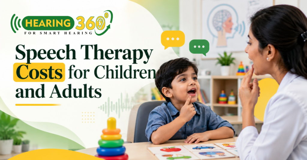 Speech Therapy Costs for children for Adults